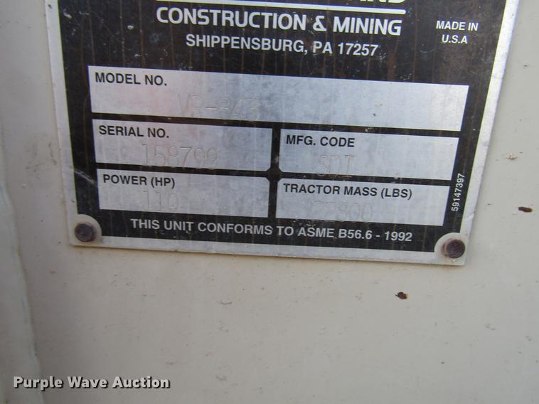 image for item DD4411 Ingersoll Rand VR843 telehandler