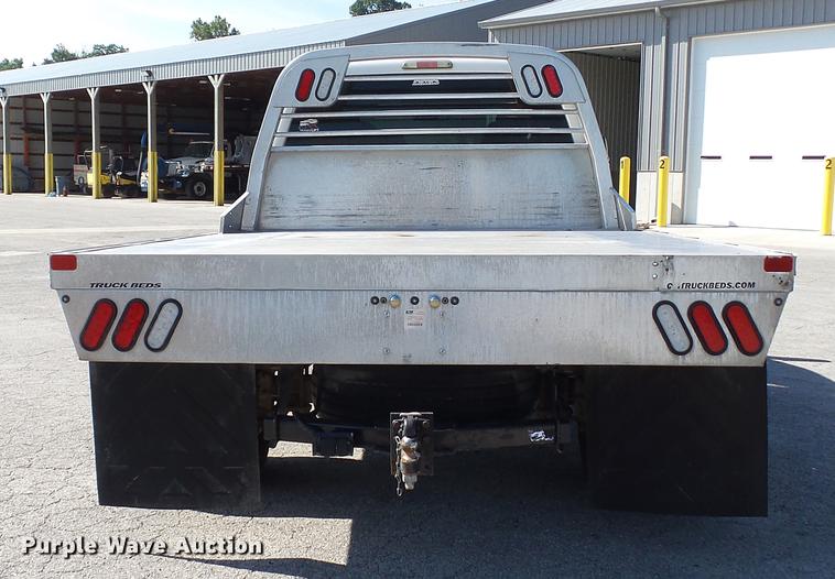 image for item DD7401 2008 Ford F450 Super Duty XL Crew Cab flatbed truck