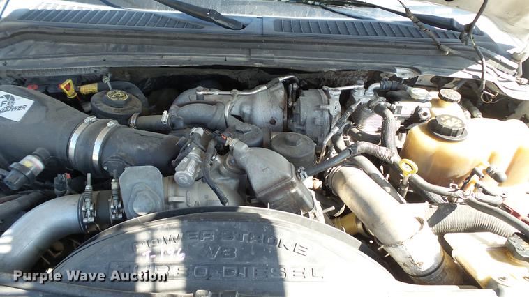 image for item DD7401 2008 Ford F450 Super Duty XL Crew Cab flatbed truck