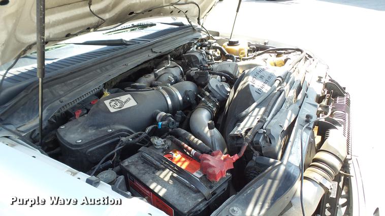 image for item DD7401 2008 Ford F450 Super Duty XL Crew Cab flatbed truck