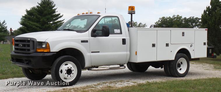 image for item DE4858 2000 Ford F450 Super Duty XL utility truck