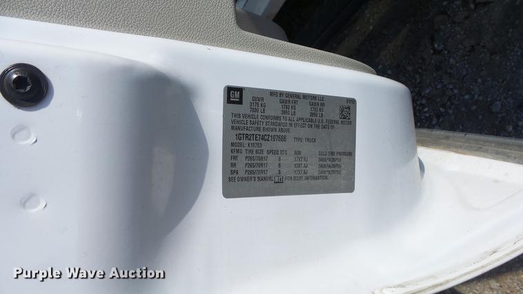 image for item DE7277 2012 GMC Sierra 1500 Ext. Cab pickup truck