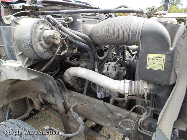 image for item DZ9452 1995 Ford F800 flatbed truck