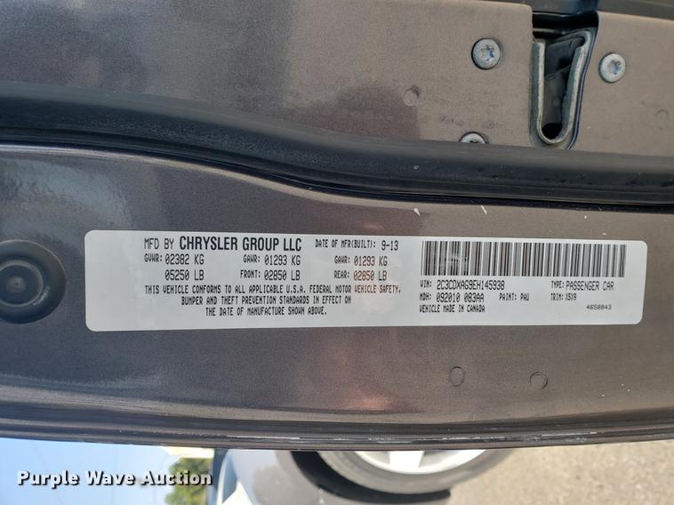 image for item EF9874 2014 Dodge Charger Police