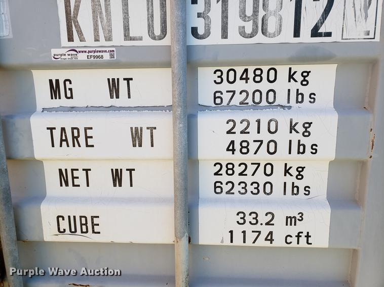 image for item EF9968 Conex container