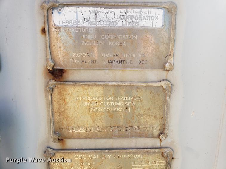 image for item EF9968 Conex container