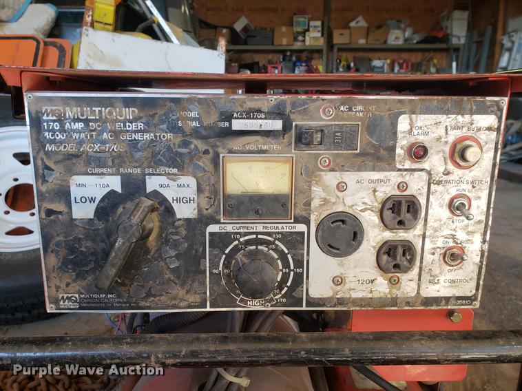 image for item EF9976 Multi Quip ACX-170S welder/generator