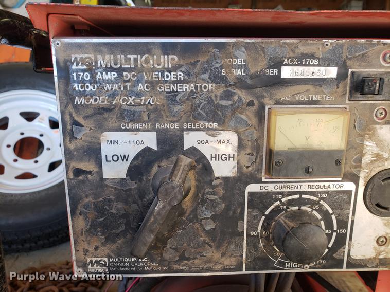 image for item EF9976 Multi Quip ACX-170S welder/generator