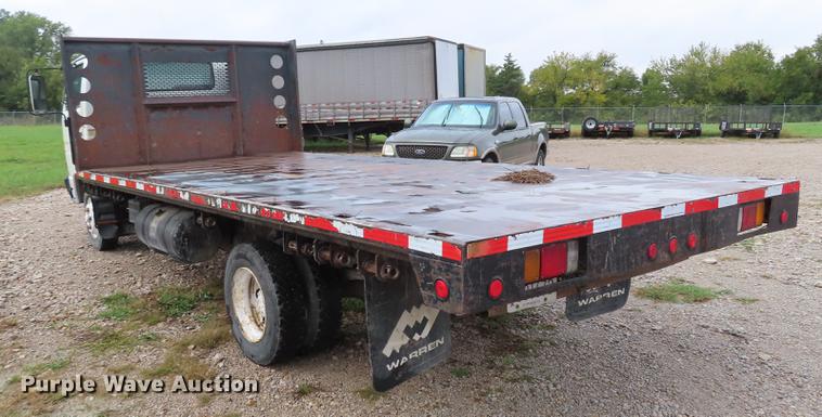 image for item EI9985 1993 Isuzu NPR dump flatbed truck