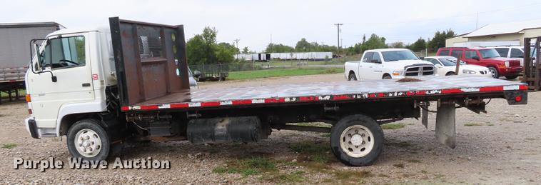 image for item EI9985 1993 Isuzu NPR dump flatbed truck