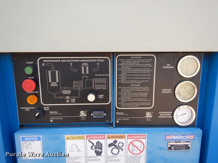 image for item EO9660 Quincy QSI-1500 air compressor