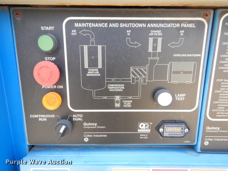 image for item EO9660 Quincy QSI-1500 air compressor
