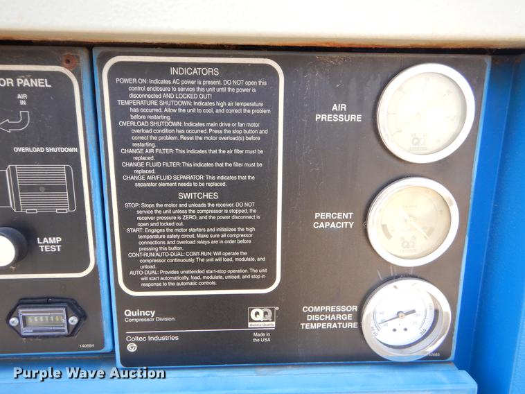 image for item EO9660 Quincy QSI-1500 air compressor