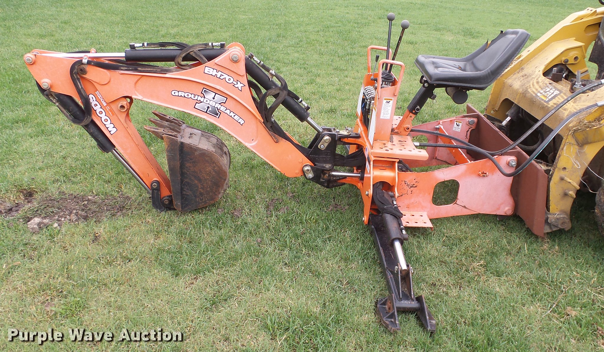 Woods BH70X1 backhoe attachment in Canton, KS Item AM9129 sold