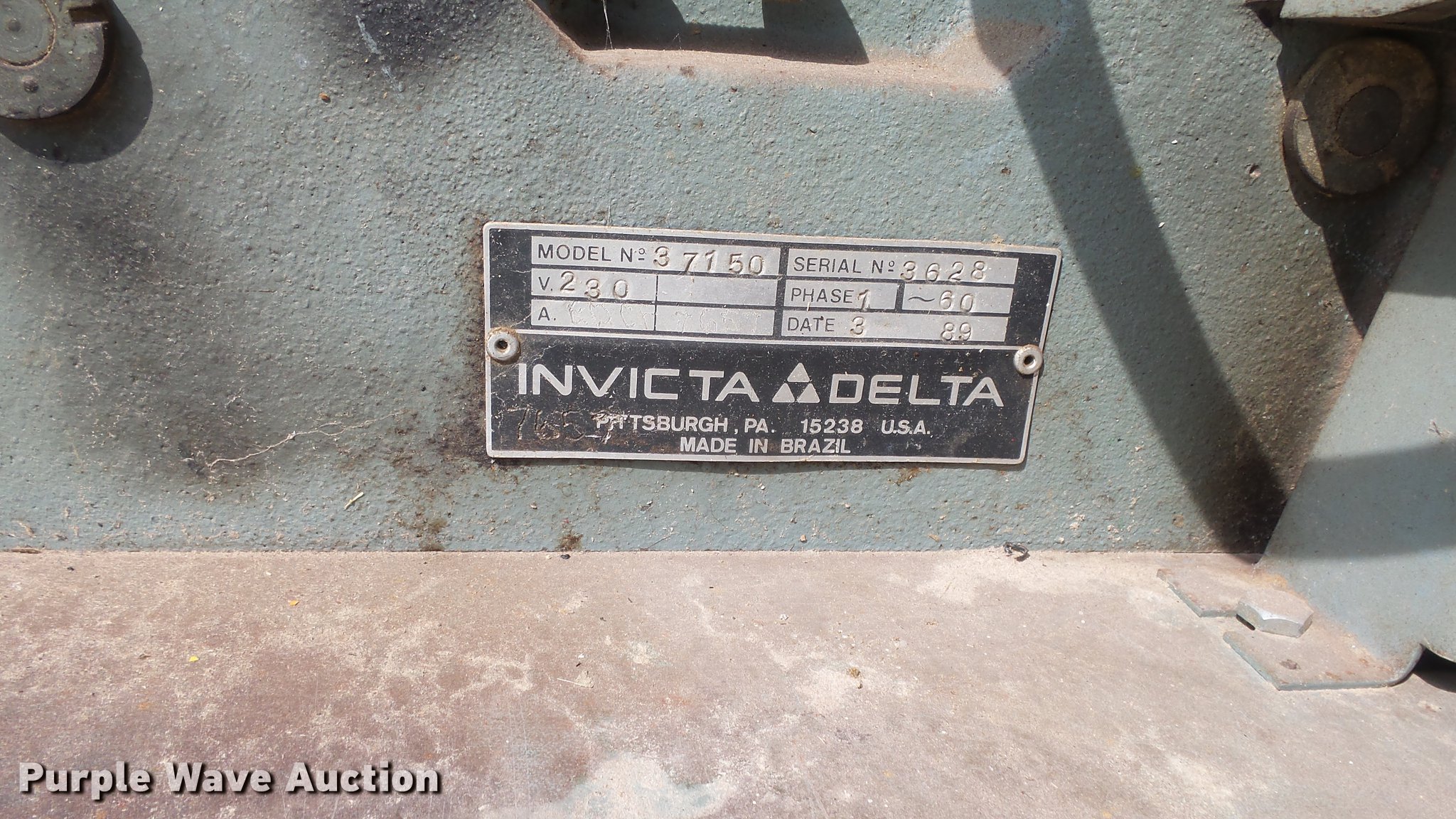 Delta DJ15 jointer in Bartlesville, OK Item ET9620 sold Purple Wave