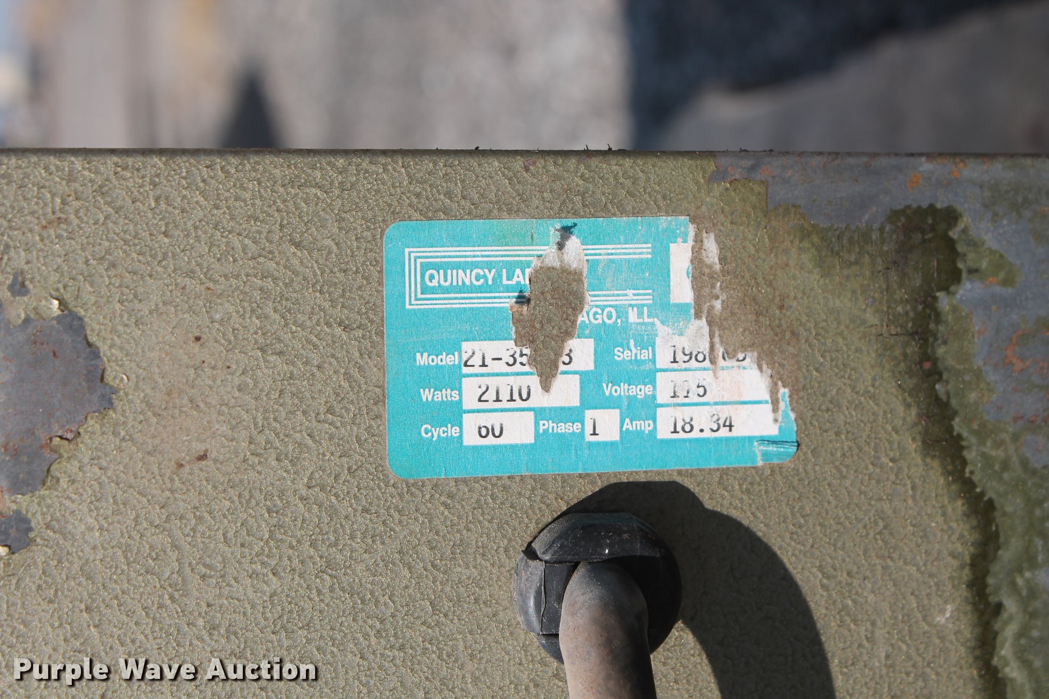 Quincy Lab 21350 mechanical bench convection oven in Edmond, OK Item FE9526 sold Purple Wave