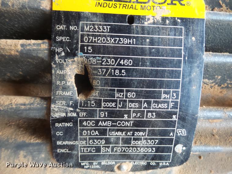 image for item DB7041 Basic Machinery Co Pulv-O-Pactor F624-3-2 clay grinding system