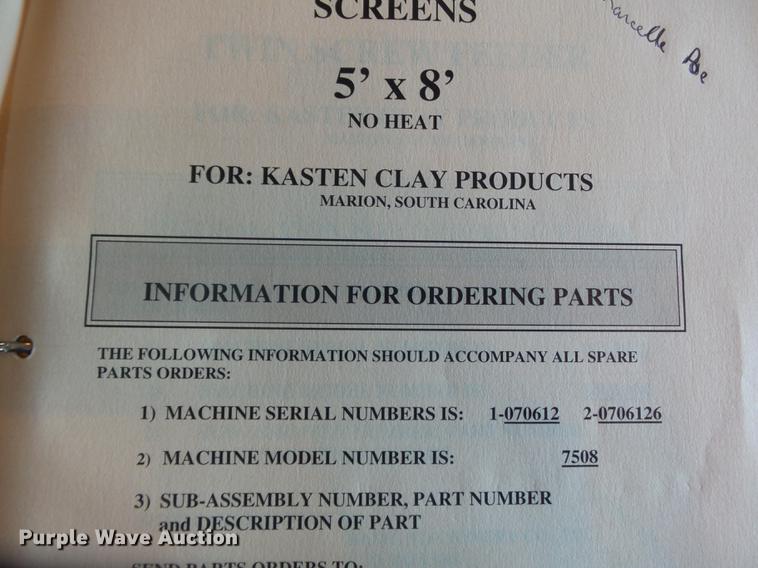 image for item DB7041 Basic Machinery Co Pulv-O-Pactor F624-3-2 clay grinding system