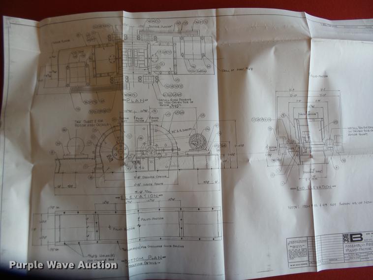 image for item DB7041 Basic Machinery Co Pulv-O-Pactor F624-3-2 clay grinding system