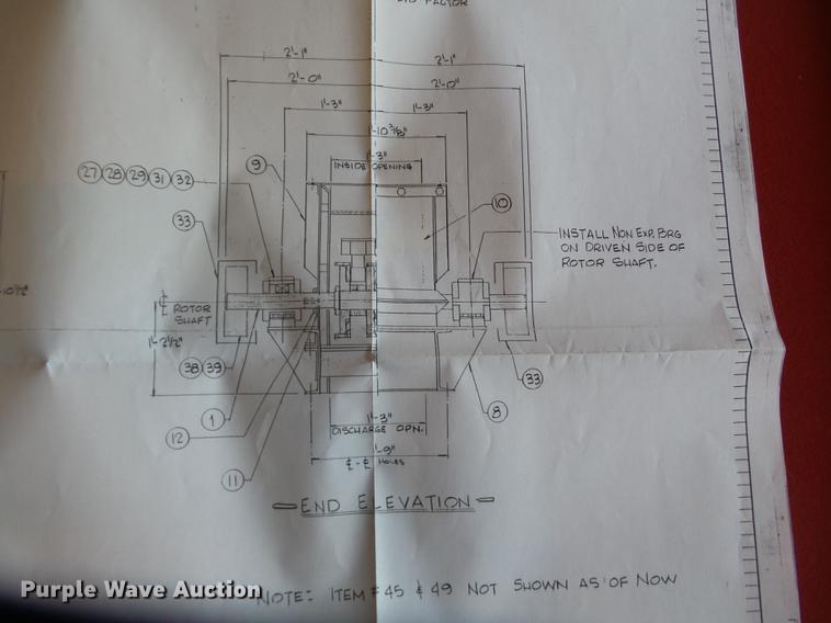 image for item DB7041 Basic Machinery Co Pulv-O-Pactor F624-3-2 clay grinding system