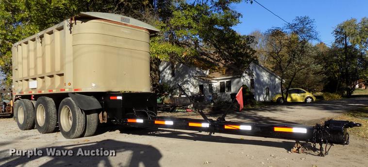 image for item DB8525 1985 Raven end dump pup trailer