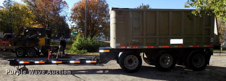 image for item DB8525 1985 Raven end dump pup trailer