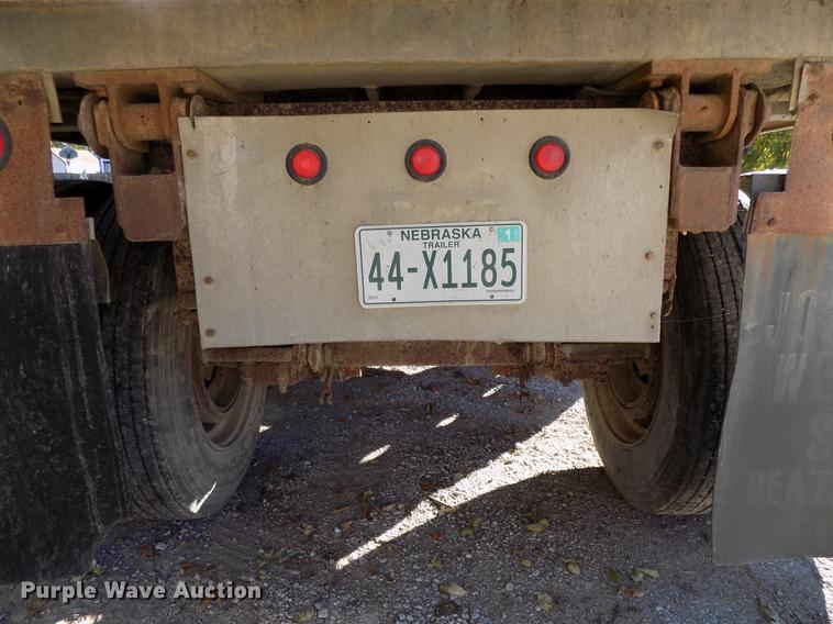 image for item DB8525 1985 Raven end dump pup trailer