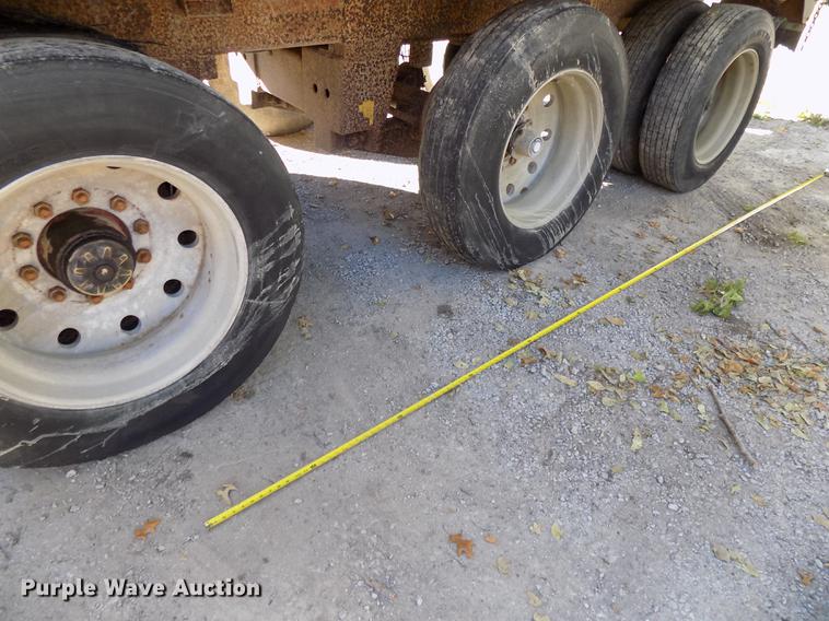 image for item DB8525 1985 Raven end dump pup trailer