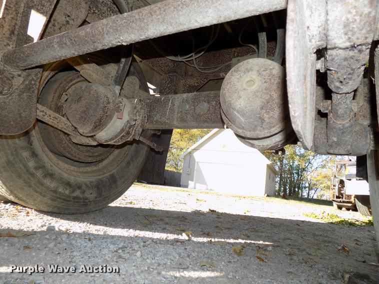 image for item DB8525 1985 Raven end dump pup trailer