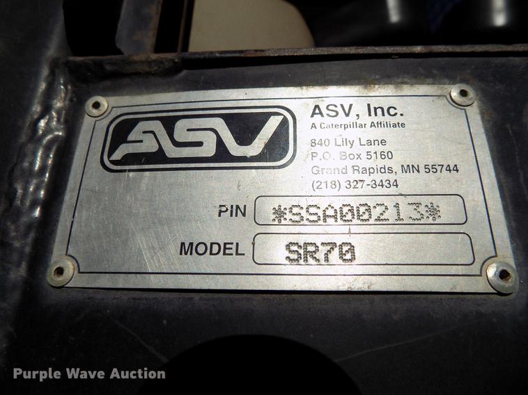 image for item DB8527 2006 ASV SR-70 skid steer