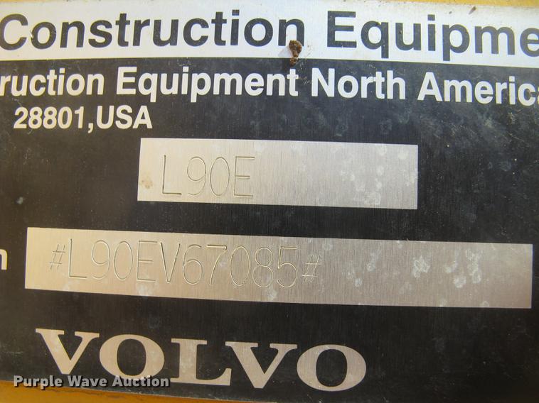 image for item DC1308 2005 Volvo L90E wheel loader