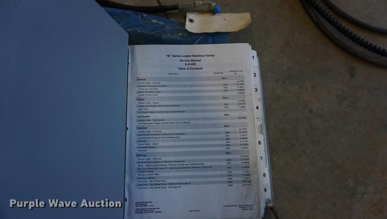 image for item DD6639 2001 Case 580 Super M backhoe