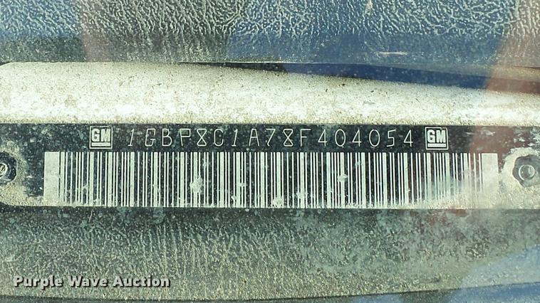 image for item DE4935 2008 Chevrolet C8500 dump truck