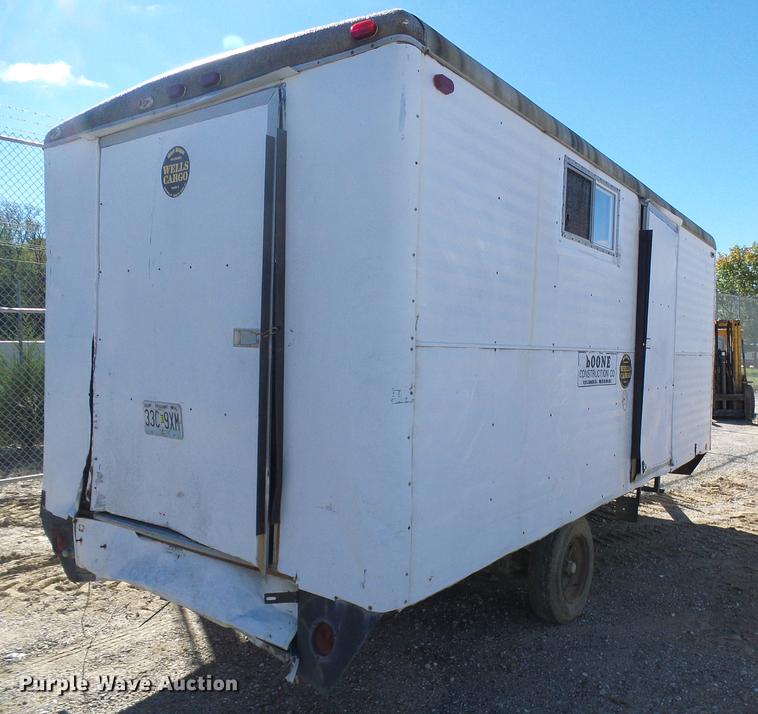 image for item DE5276 1987 Wells Cargo WW1611 office trailer