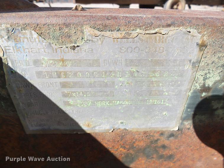 image for item DE5276 1987 Wells Cargo WW1611 office trailer