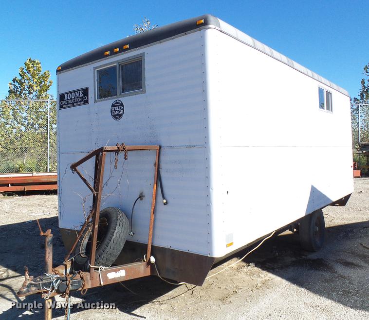 image for item DE5279 1993 Wells Cargo WW1611 enclosed cargo trailer
