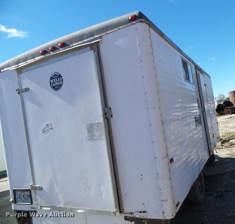 image for item DE5279 1993 Wells Cargo WW1611 enclosed cargo trailer