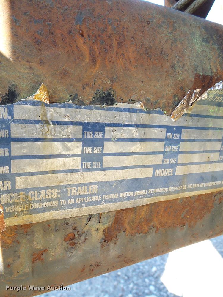 image for item DE5279 1993 Wells Cargo WW1611 enclosed cargo trailer