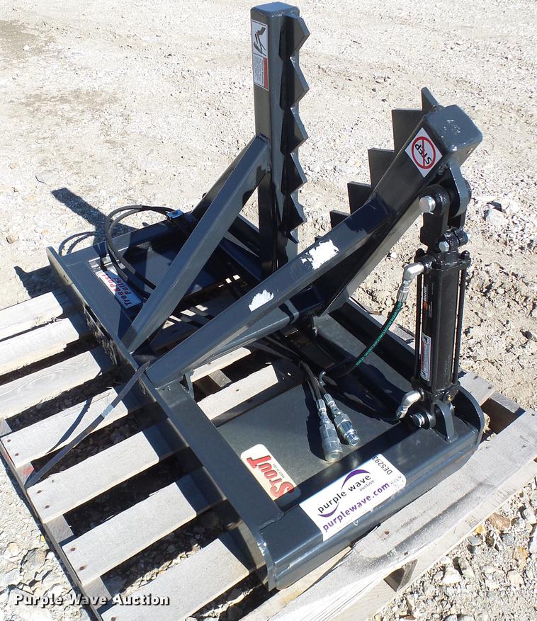 Stout skid steer tree puller in Columbia, MO Item DE5293 sold