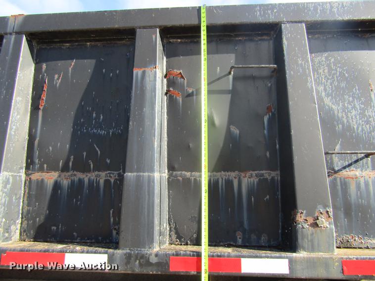 image for item DE5863 1998 shop built end dump pup trailer