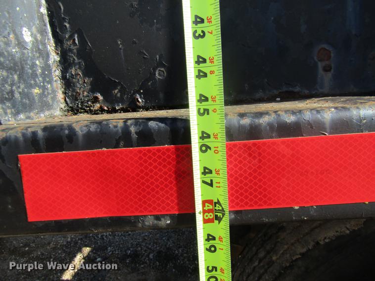 image for item DE5863 1998 shop built end dump pup trailer