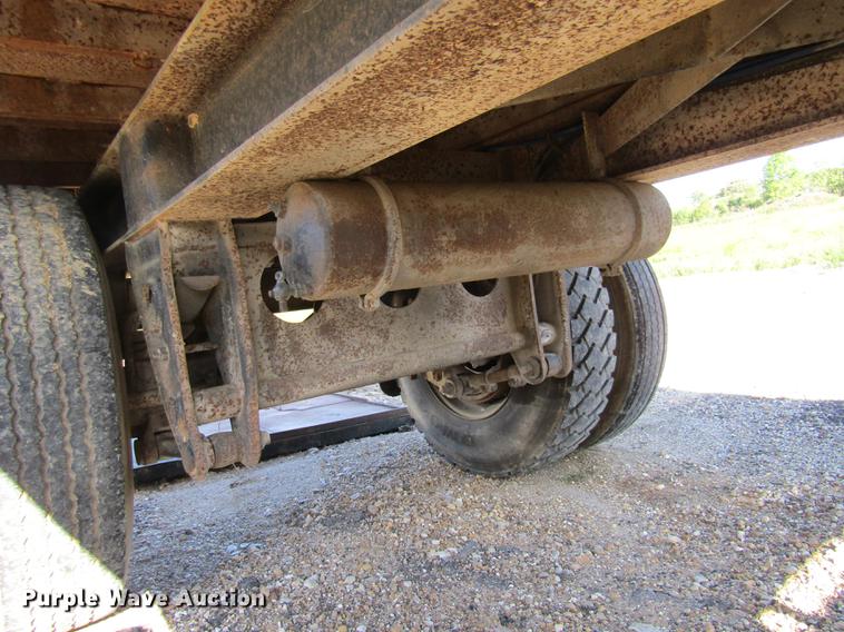 image for item DE5863 1998 shop built end dump pup trailer