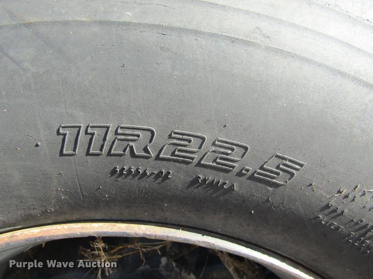 image for item DE5863 1998 shop built end dump pup trailer