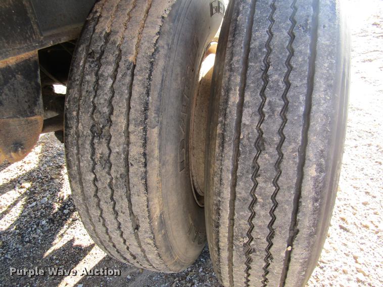 image for item DE5863 1998 shop built end dump pup trailer