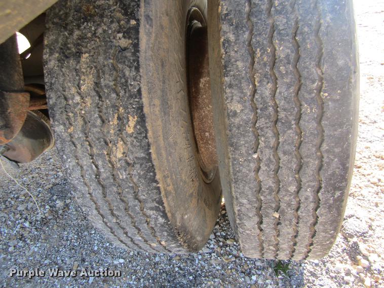 image for item DE5863 1998 shop built end dump pup trailer