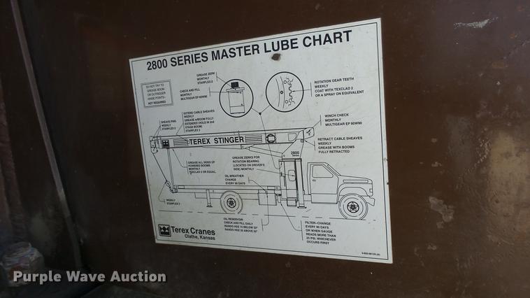 image for item DE7276 1990 International 4900 crane truck