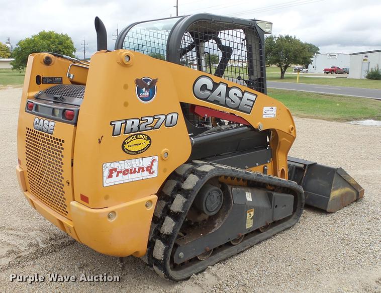 image for item DE7293 2012 Case TR270 skid steer