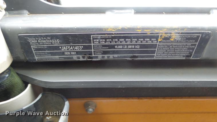 image for item DE7293 2012 Case TR270 skid steer