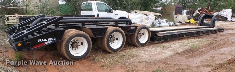 image for item DF2802 1988 Trail King TS80MG-483 low boy equipment trailer