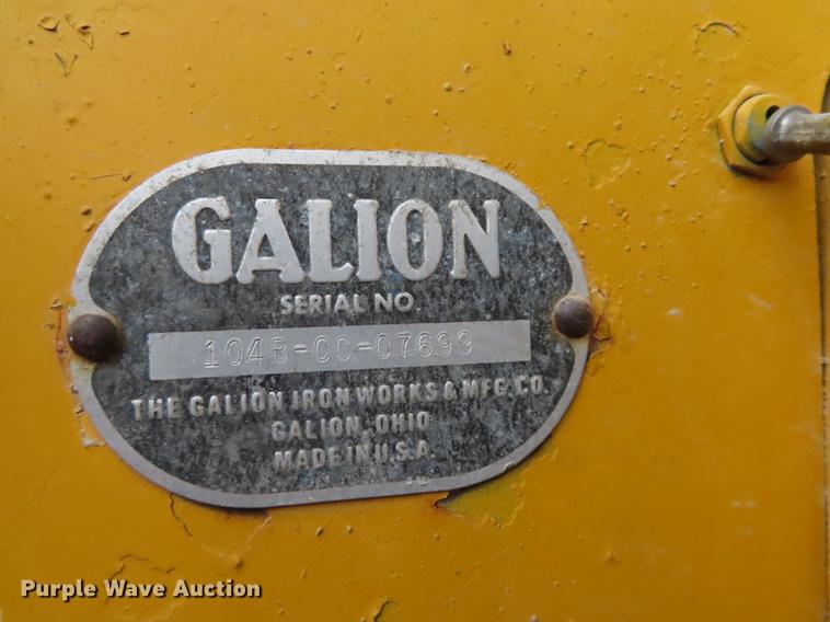 image for item DN9245 1966 Galion 104 Series B rigid frame motor grader